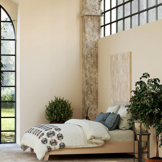 Vintage Charm Cotton Bedsheet Set– Comfort with a Cultural Twist