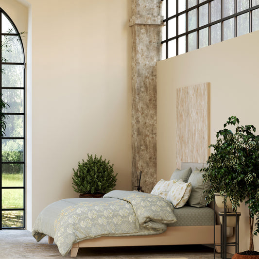 Soft Serenity Bedsheet – Calm Colours, Stylish Comfort