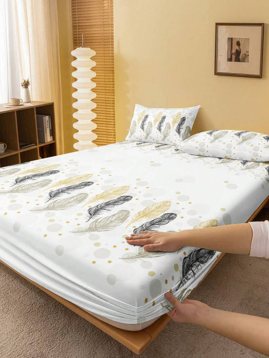 Soft & Stylish White Bedsheet for Dreamy Comfort