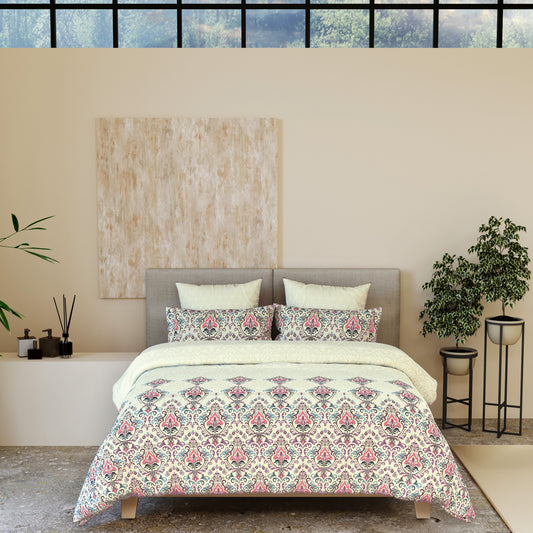 Artisan Aura Bedsheet – A Symphony of Pattern & Grace